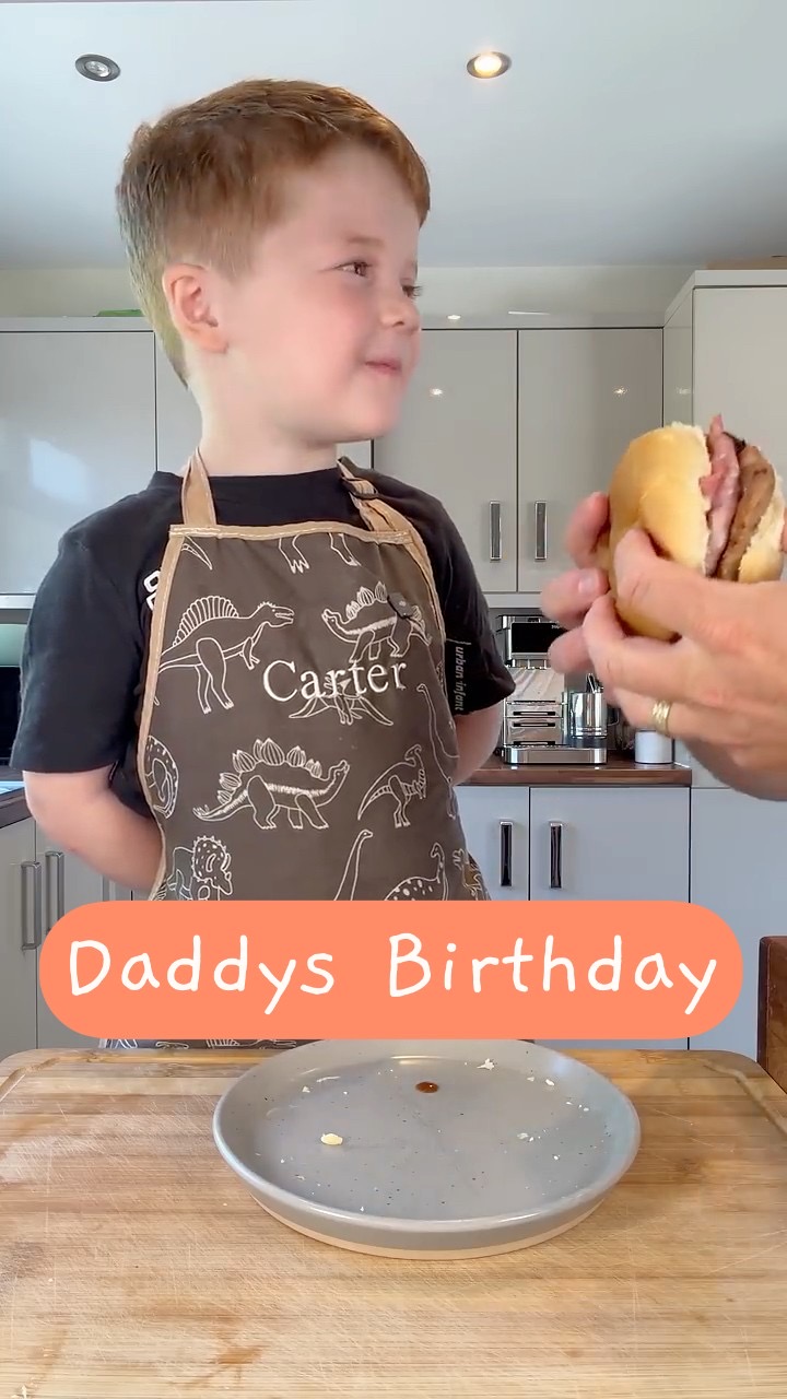 Daddys Birthday! - Cooking with Carter