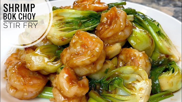 Shrimp And Bok Choy Stir Fry  | Quick And Easy Shrimp Stir Fry With Vegetables Recipe