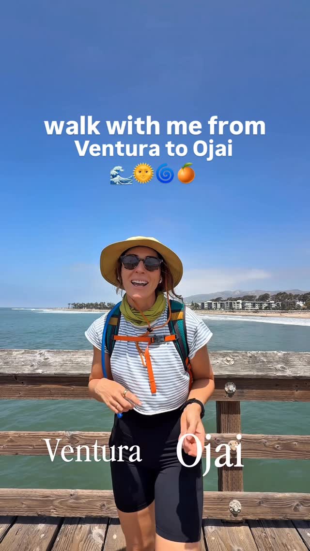 Let’s walk from Ventura to Ojai🌊🌀🌞

I took the Ojai-Ventura Bike Path which is about 15 miles. With extra stops I clocked 19.2 miles tota