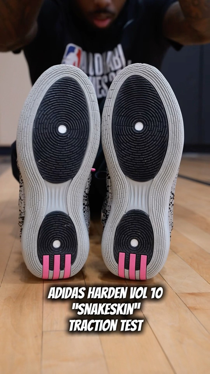 Adidas Harden Vol 10 “Snakeskin” Traction Test