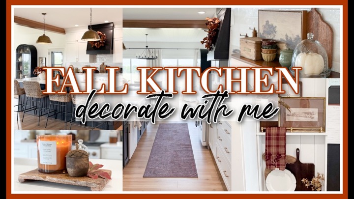 FALL KITCHEN DECORATE WITH ME 2026 | FALL KITCHEN DECORATING IDEAS