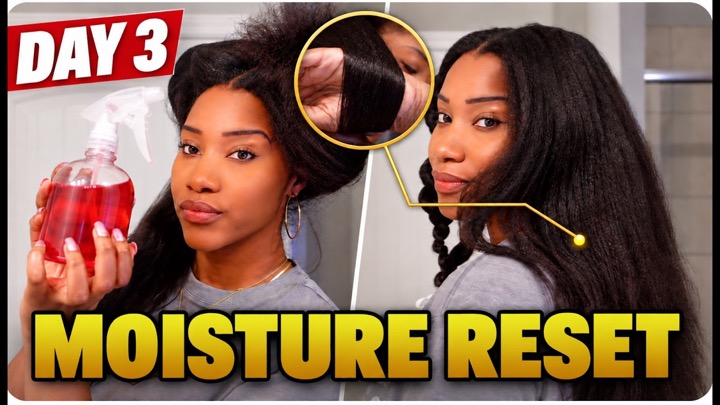 How I Keep My Natural Hair Moisturized All Week | My Day 3 Routine