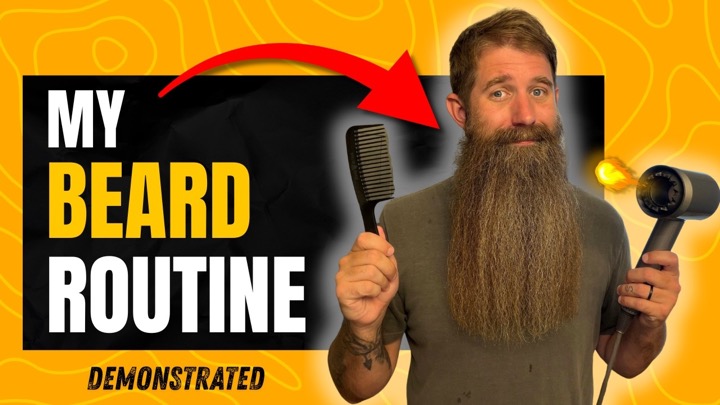 How I Groom My Beard Every Morning - Demonstrated!