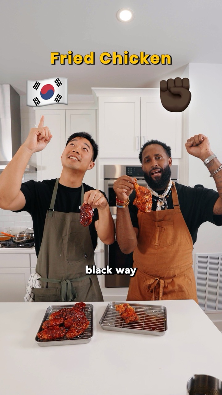 Korean Fried Chicken🇰🇷 vs Black Fried Chicken✊🏿