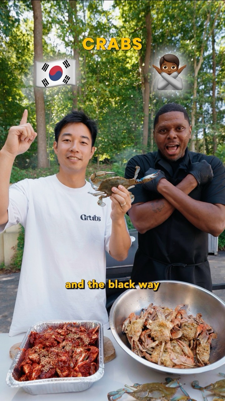 Spicy Raw Crabs🇰🇷 vs Butter Grilled Crabs🙅🏿‍♂️