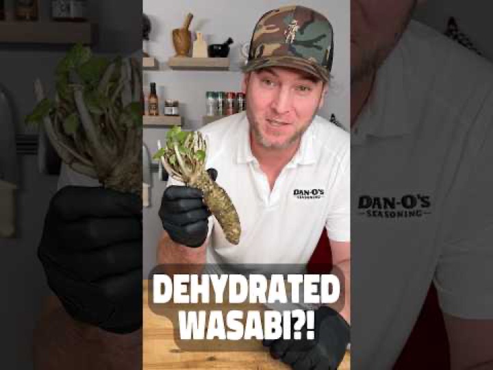 We Made Restaurant Style Wasabi From Scratch | Dehydrated Wasabi