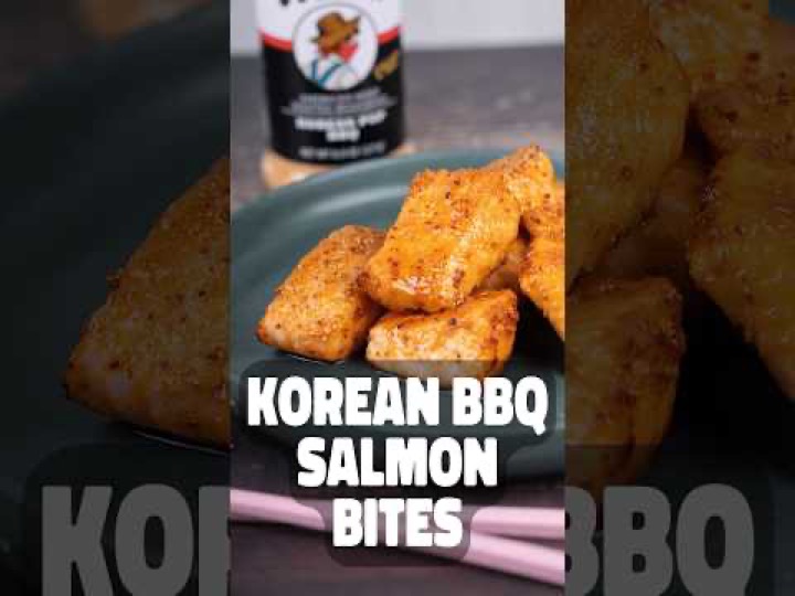 Korean BBQ Salmon Bites | Easy Korean Salmon Recipe