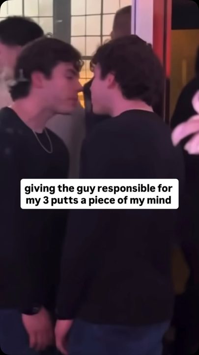 square the eff up immediately bro 

#golf