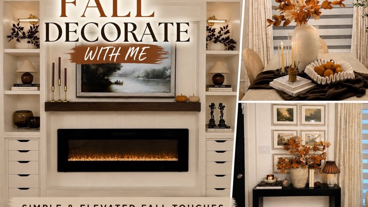     FALL DECORATE WITH ME 2026 🍂 | Fireplace Makeover + Cozy Fall Decorating