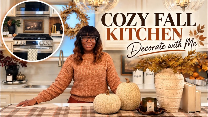 FALL KITCHEN DECORATE WITH ME 2026 🍂 | Warm & Cozy Fall Decorating Ideas