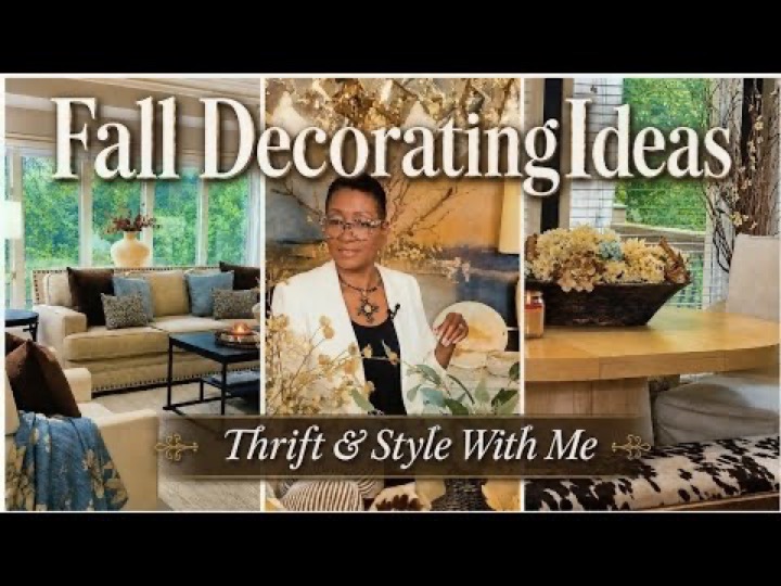  Thrift & Style With Me | Early Fall Decorating Ideas