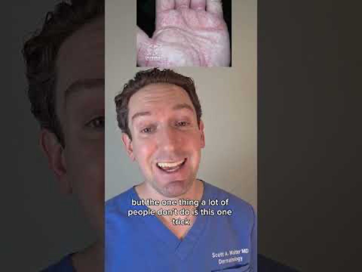 Hand eczema? Don't forget to try this one simple tip that can help! #dyshidroticeczema #handeczema