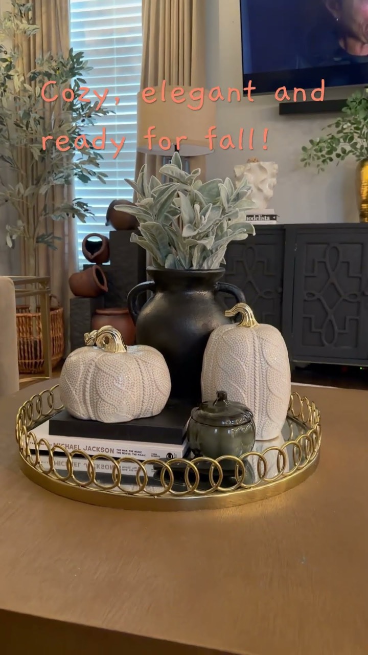 Fall Living Room Makeover | Cozy & Elegant Fall Decor 🍂