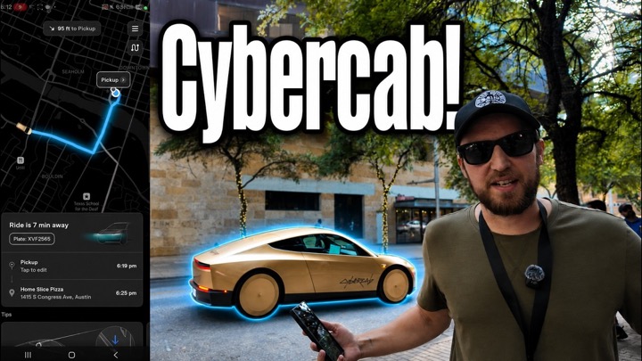 Tesla Cybercab First Drive!