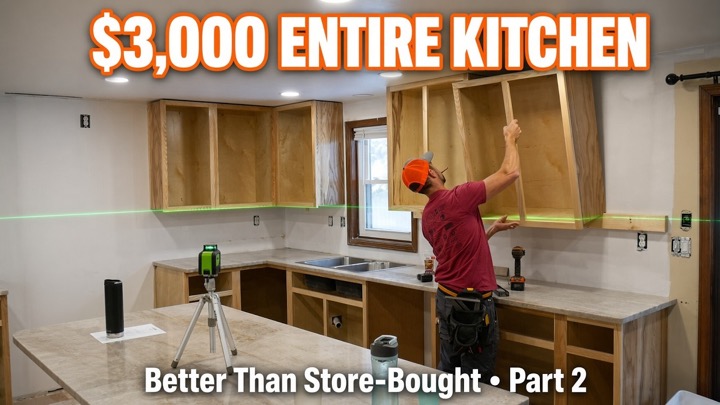 I Built an Entire Kitchen for Only $3,000 (Better Than Anything You Can Buy) | Part 2