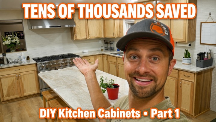 I Saved Tens of Thousands Building This Entire Kitchen From Scratch | DIY Cabinets Part 1