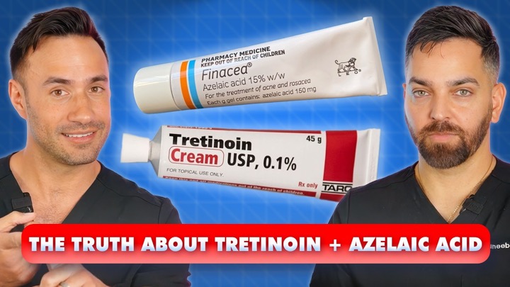 GLASS SKIN? Tretinoin & Azelaic Acid Viral Routine Debunked