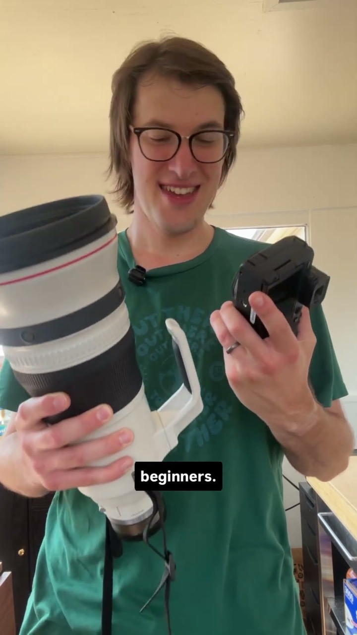 What happens when you put a $13000 lens on a $1900 camera? #canon