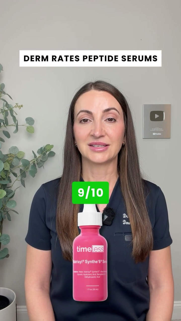 Derm Rates Peptide Serums