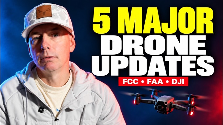 5 Major FCC & Drone News Updates‼️ #dji 🚨