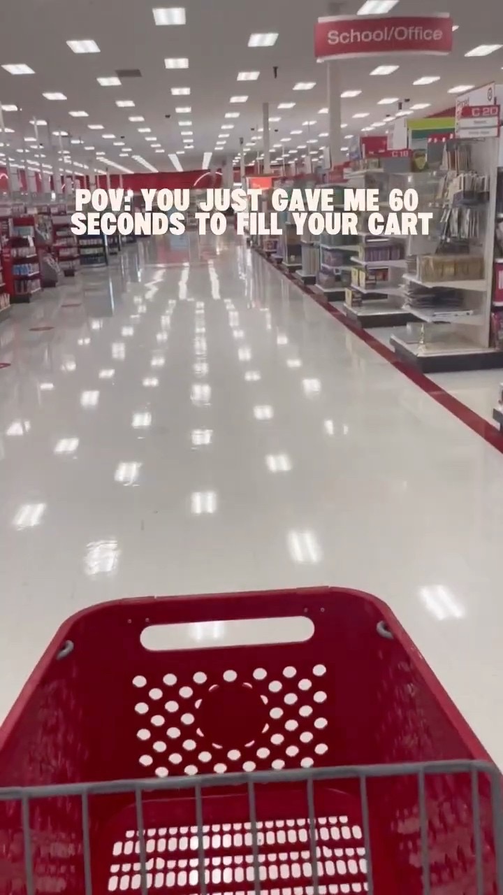 POV You Gave Me 60 Seconds To Fill Your Beauty Cart