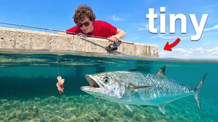I Tested if Tiny Piers Have Giant Fish!