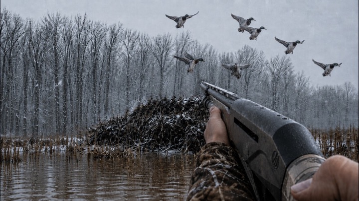 Kentucky Snowstorm Duck Hunting Was INSANE