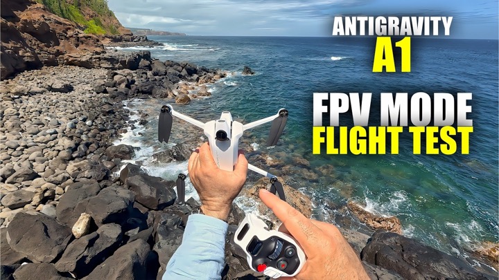 Antigravity A1 FPV MODE Flight Test - Hawaii Part 2