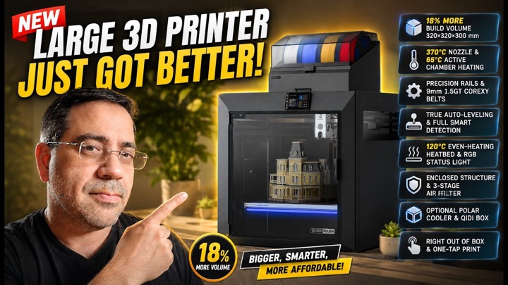 QIDI Plus 5: The Ultimate 3D Printer for Big Prints?