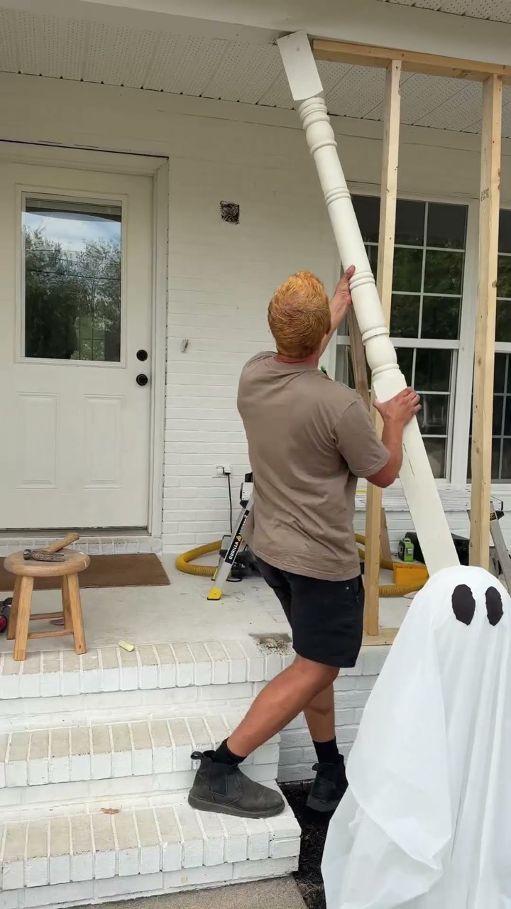 Fixer upper home exterior transformation