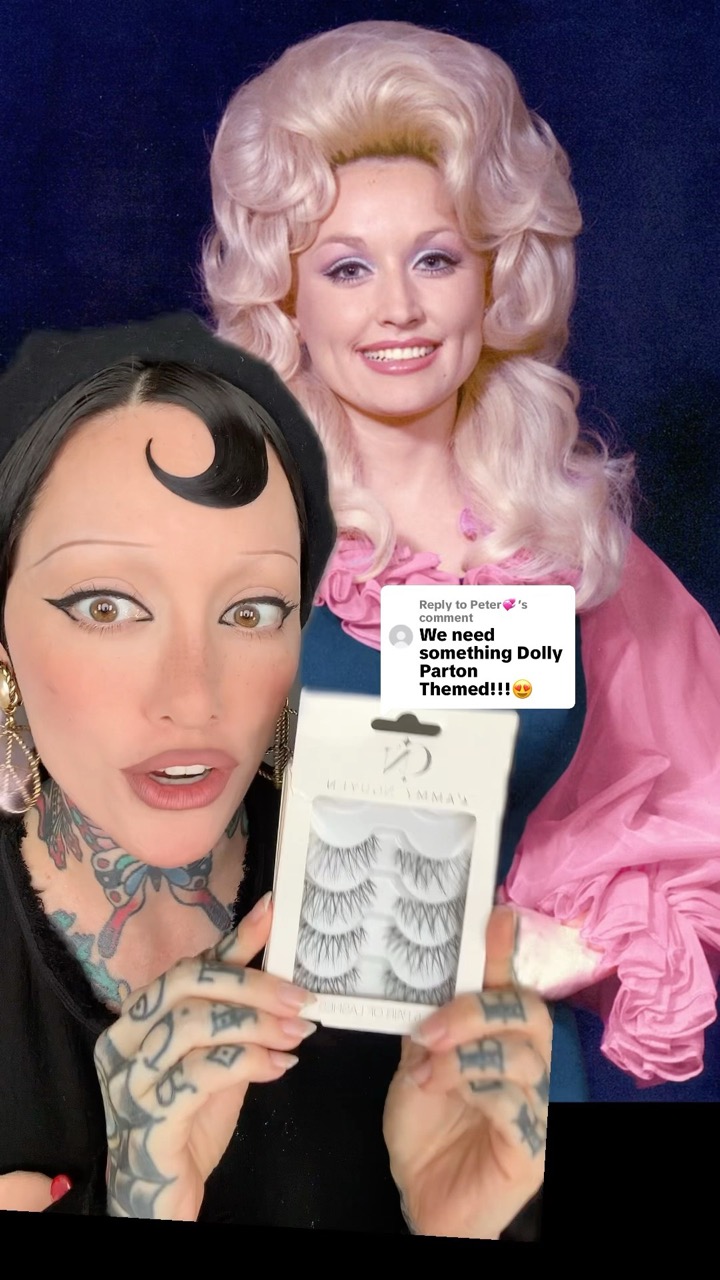 Dolly Parton’s favorite lashes and beloved Mary Kay Lipgloss 💄 #dolly #dollypartonfans