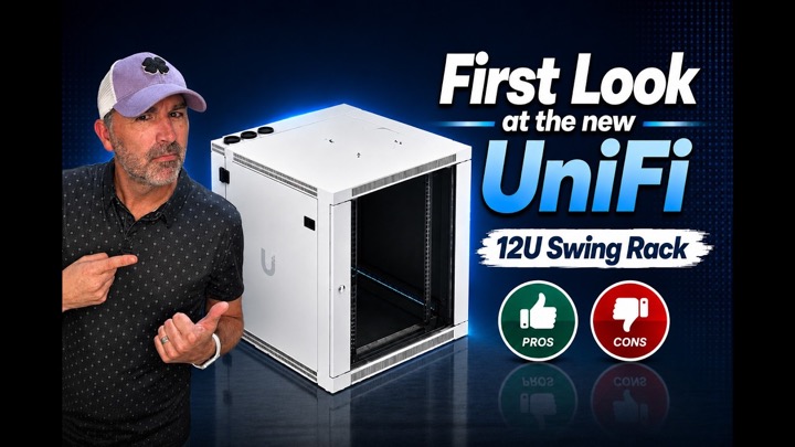 Now THAT is a Nice Rack - UniFi 12U Swing Rack