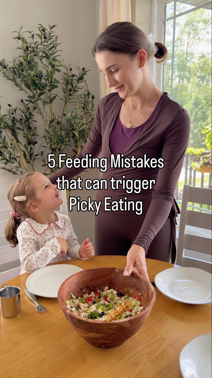Five Feeding Mistakes that can Trigger Picky Eating #mom #momlife #toddlers #sahm #parents #blw