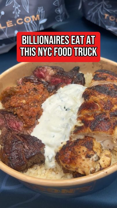 @dragonsgrille counts billionaires as some of their clientele. They set up in one of NYC’s richest neighborhoods on the corner of Madison Ave & E 62 St. The father and son duo run the truck which comes from humble beginn