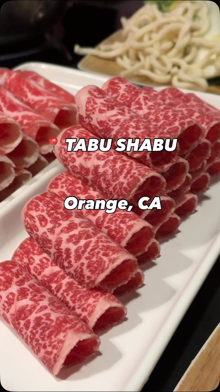 Another great Shabu Shabu spot to add to your list! My first time visiting Tabu Shabu in Orange and highly recommend! Food was fresh and ser