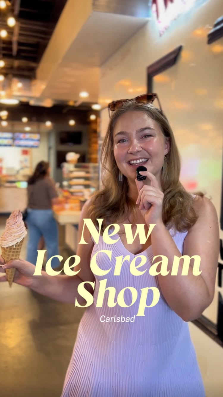 The ONLY spot in San Diego serving New Zealand style fresh fruit ice cream 🥹 what a treat!

@twist_nz_ice_cream is now open in the @windmil