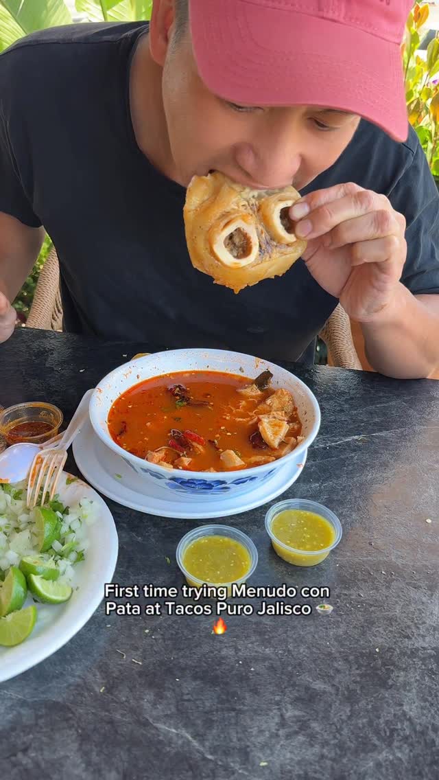 First time trying Menudo con Pata at @tacospurojalisco @tacospurojalisco_corona @tacospurojalisco_pomona @tacospurojalisco_sanbernardino 🍲�