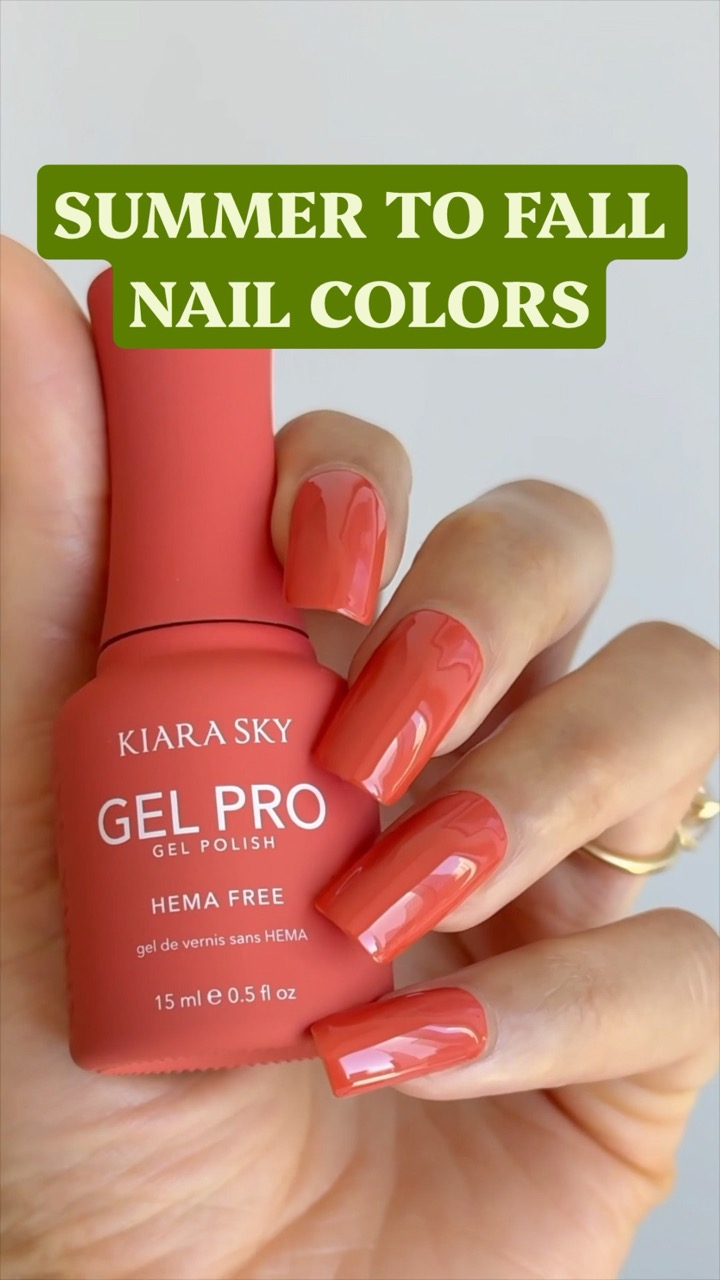 summer to fall gel colors!#sallybeautypartner #sallyambassador