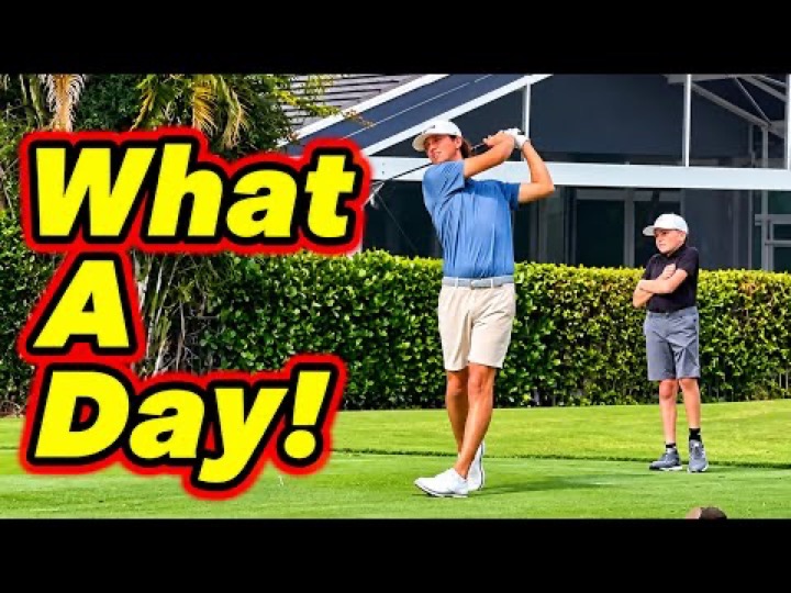 Grant Horvat Playing Golf with my Son