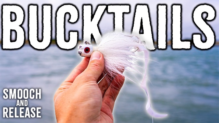 How To Fish BUCKTAILS For Striped Bass - Surf Fishing | Smooch and Release
