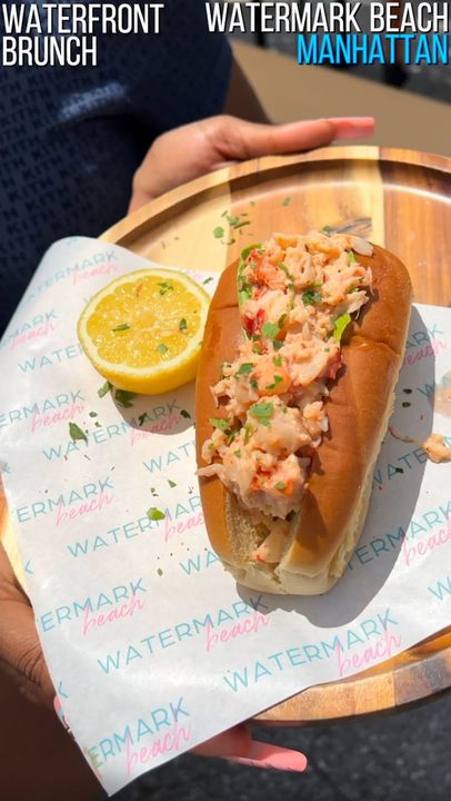 Suns 🌞 out, Funs Out - 

A short ferry ride will leave you right on the pier and directly to @watermarkny - where you can escape to beach club vibes with coastal cuisine and amazing cocktails. Grab the girls or the guys 