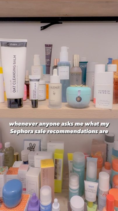 It’s @sephora sale time! Here’s what I would recommend: 

AD - @theinkeylist 
🧼Oat Cleansing Balm is a great affordable 1st cleanser option that will remove your makeup / sunscreen / dirt easy and effectively!! 

👄Tri - 