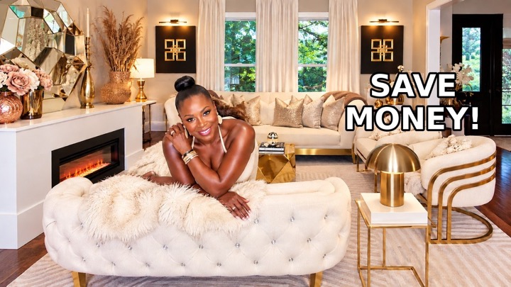 ELEGANT LIVING ROOM TOUR | Where Everything Is From + How I Save Money