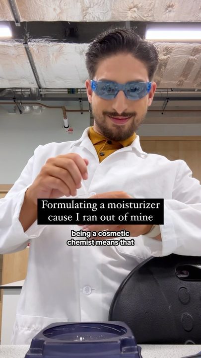How moisturizer is made - What other skincare should I formulate next? #skincare #cosmeticchemist #cosmeticscience #cosmeticchemistry #cosmeticformulator #howto #diyskincare