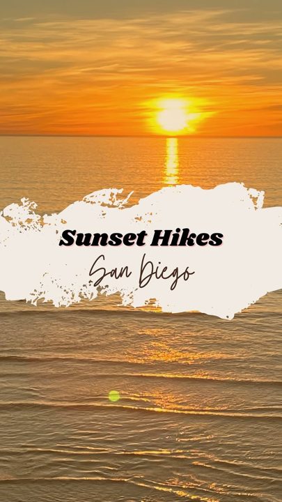 I’m here for all the summer sunset hikes 🌅

San Diego’s inland areas get notoriously hot during the summer. Sunset is th