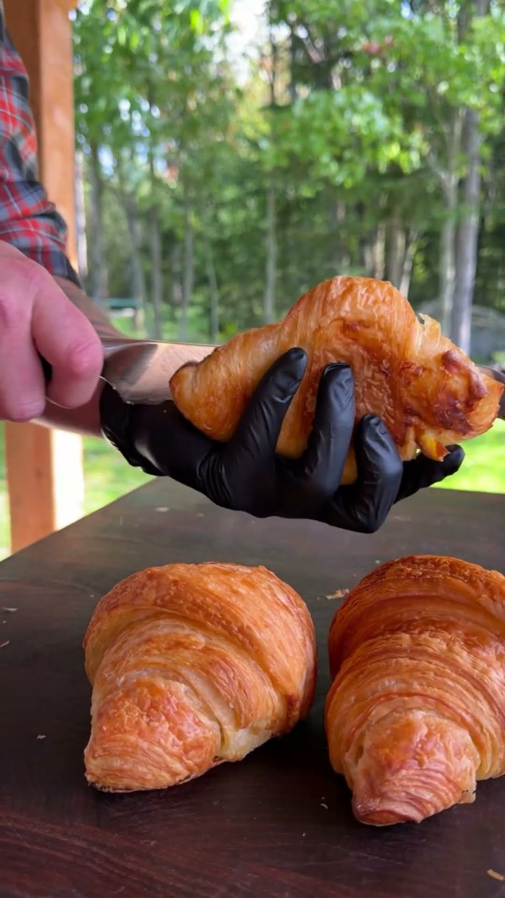 When the burger bun gets an upgrade... 🥐