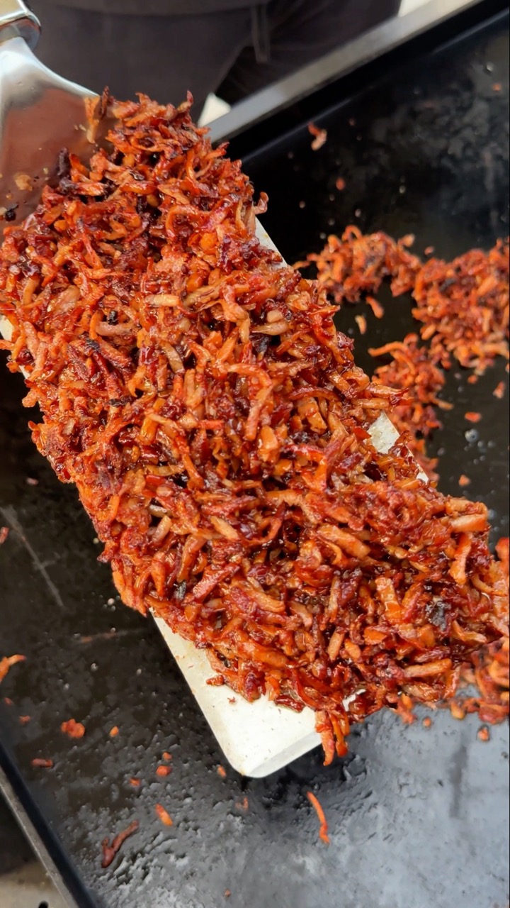 i turned SPAM into pulled pork #bbqshorts