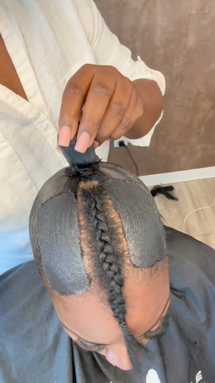 How to do a protective bang and layered ponytail
