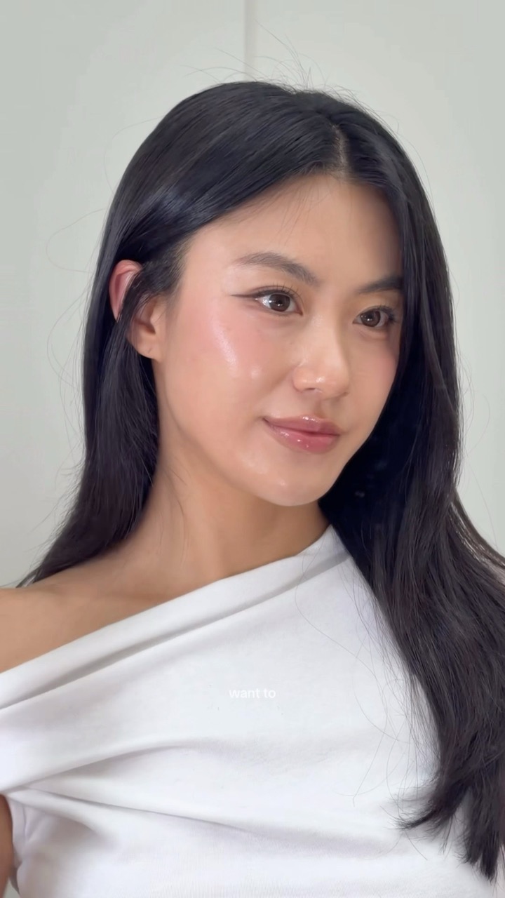 I tried Korean wedding makeup 🤭