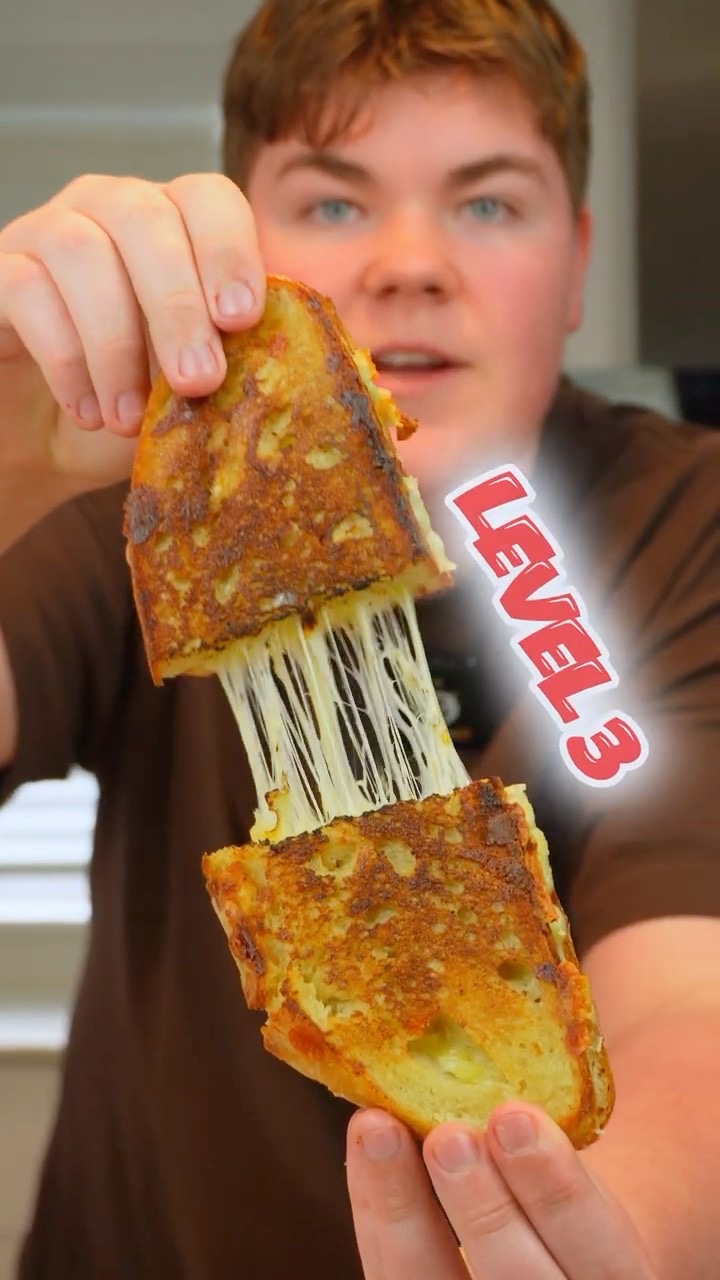 3 Levels of Grilled Cheese!